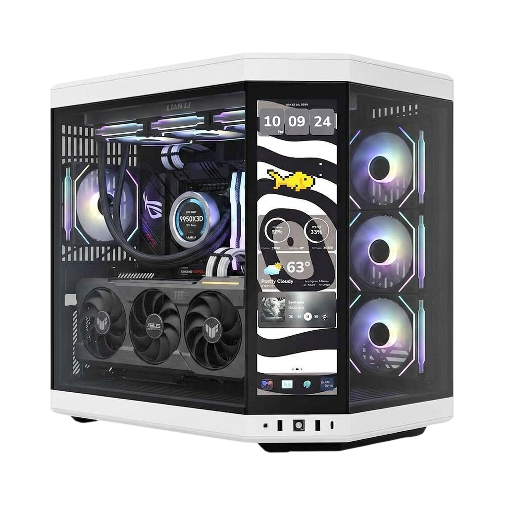 AMD Ryzen 9 9950X3D Flagship Gaming PC – RTX 5090 32GB, 96GB DDR5, 2TB PCIe 5.0 NVMe, 360mm Liquid Cooling