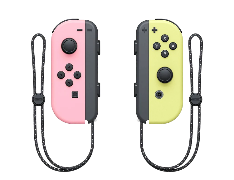 Nintendo Switch Joy-Con (L/R) Wireless Controllers – Pink Black / Yellow Black
