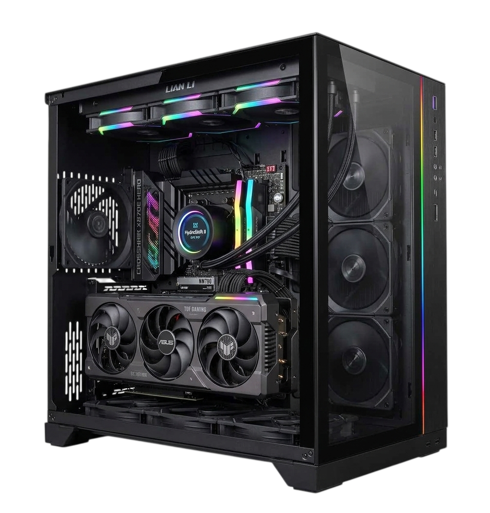 AMD Ryzen 9 9950X3D Flagship Gaming PC – RTX 5090 32GB, 96GB DDR5, 4TB NVMe, 360mm Liquid Cooling