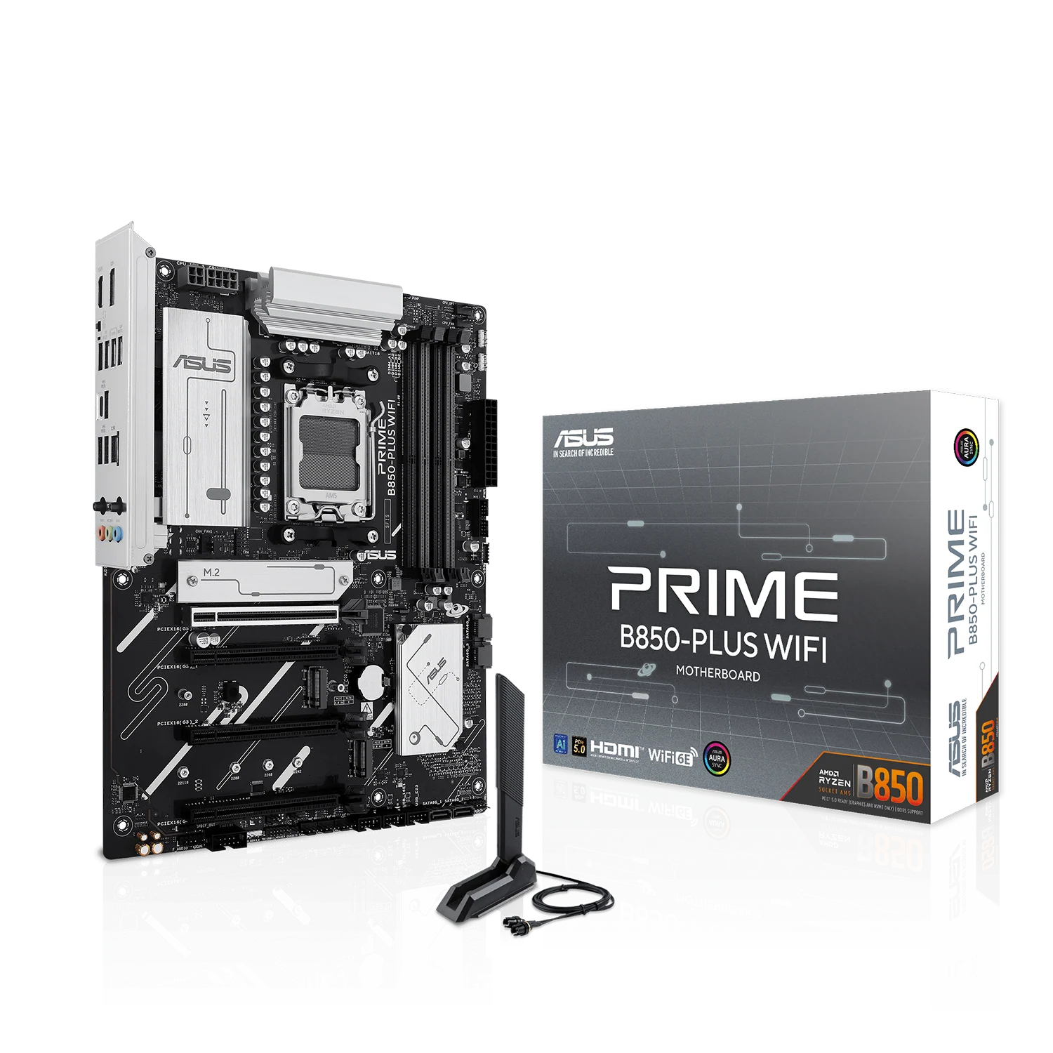 ASUS PRIME B850-PLUS WIFI AM5 ATX Motherboard – B850, Wi-Fi 6E, DDR5