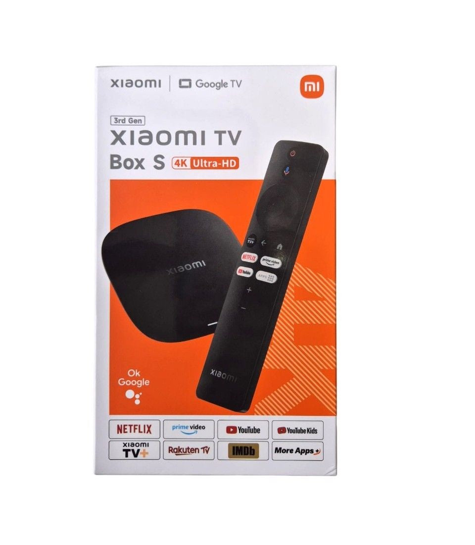 Xiaomi TV Box S (3rd Gen) 4K Ultra-HD – Android TV Streaming Box
