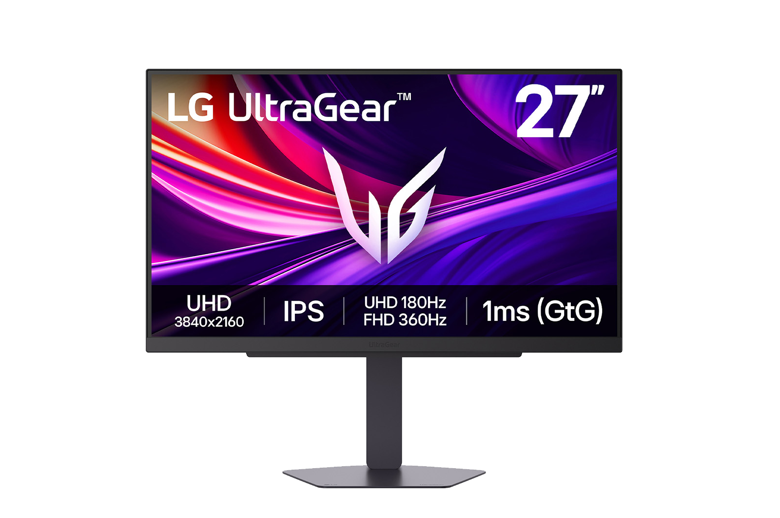 LG 27” UltraGear™ 27G810A-B.AMA 4K IPS Gaming Monitor – UHD 180Hz / FHD 360Hz, 1ms MBR