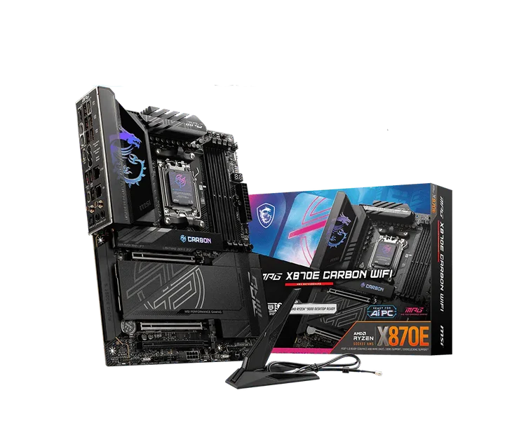 MSI MPG X870E Carbon WiFi – AMD AM5 ATX DDR5 Motherboard