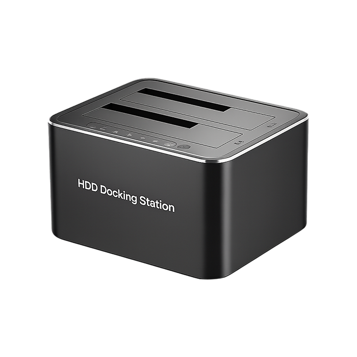Haysenser HY-D08 USB 3.2 Type-C Dual Bay HDD Docking Station