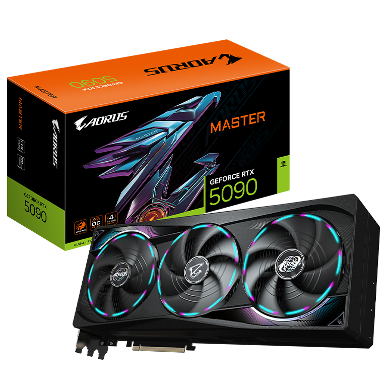 GIGABYTE AORUS GeForce RTX 5090 MASTER 32GB Graphics Card