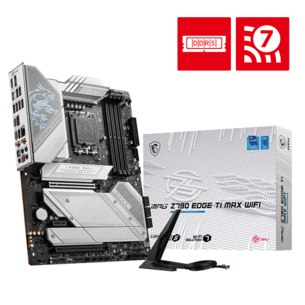 MSI MPG Z790 EDGE TI MAX Wi‑Fi Motherboard (Intel Z790, LGA 1700, ATX)