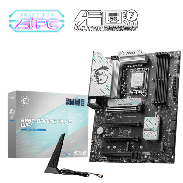 MSI B860 GAMING PLUS WIFI (Intel, DDR5, ATX)