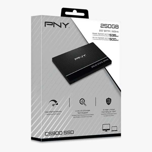 PNY 250GB CS900 SATA III 2.5" Internal SSD