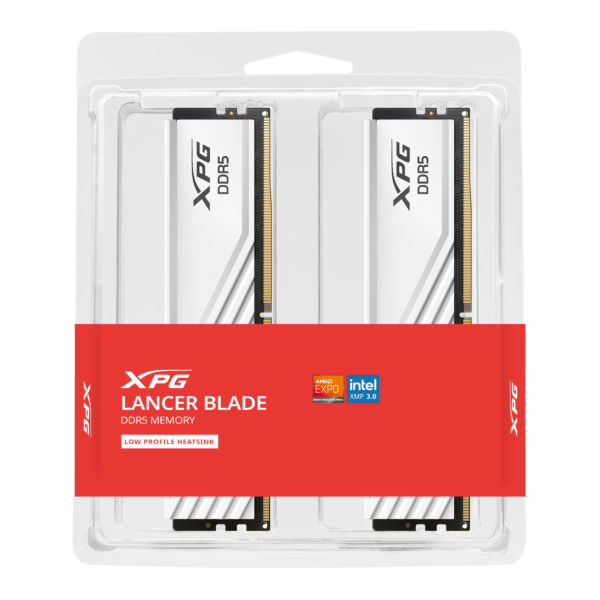 XPG LANCER BLADE DDR5 6000MHz 64GB(2x32GB) RGB MEMORY -WHITE