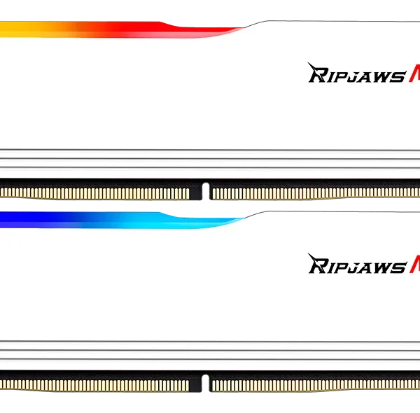 G. SKILL RIPJAWS M5 DDR5 6000MHZ 64GB (2X32GB) RGB MEMORY - WHITE