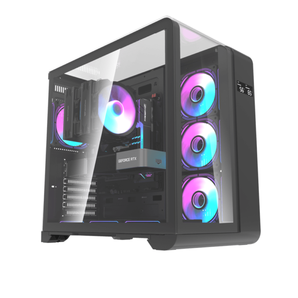 DarkFlash L280 ATX PC Case- Black