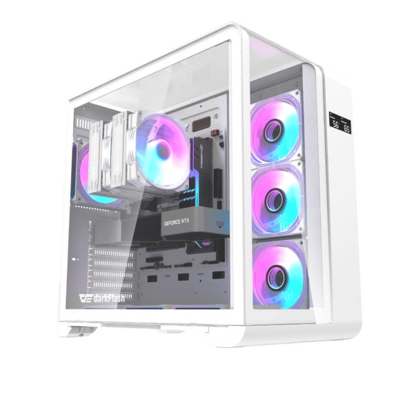 DarkFlash L280 ATX PC Case- White