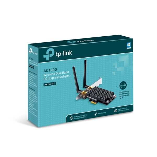 TP-LINK  ARCHER T6E DUAL BAND WIRELESS PCI EXPRESS ADAPTER AC1300