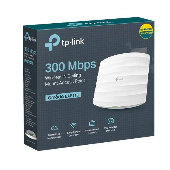 TP-LINK EAP110 300MBPS WIRELESS N CEILING MOUNT ACCESS POINT