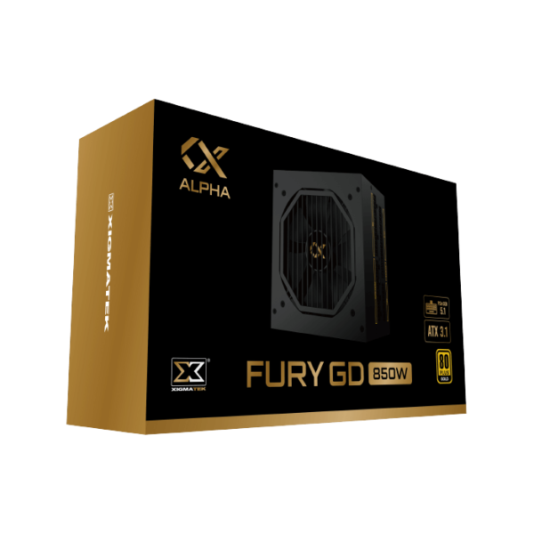 XIGMATEK ALPHA FURY GD 850W FULLY MODULAR POWER SUPPLY