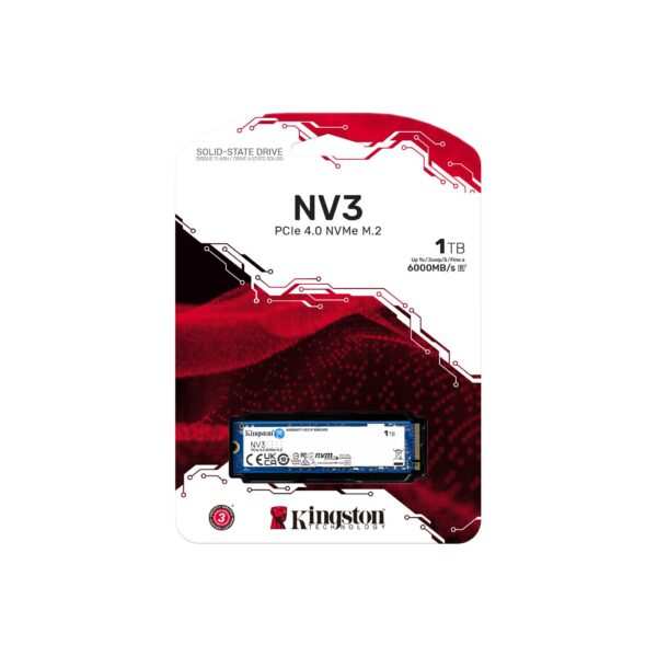 Kingston NV3 PCIe 4.0 NVMe SSD - 1TB
