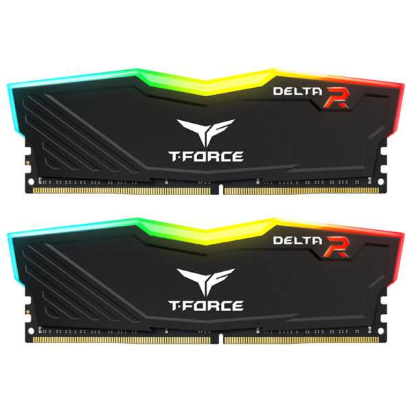 TEAMGROUP T-FORCE DELTA RGB 16GB(2x8GB) DDR4 3600MHZ DESKTOP MEMORY -BLACK
