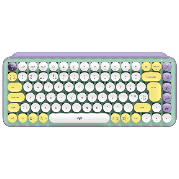 Logitech Pop Keys Wireless Mechanical Keyboard with Customizable Emoji Keys