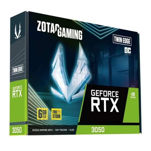ZOTAC GAMING GeForce RTX 3050 6GB GDDR6 Twin Edge OC