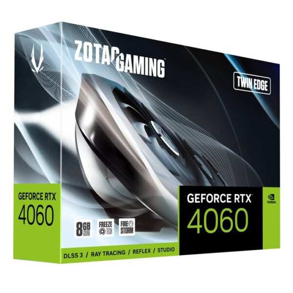 ZOTAC GAMING GeForce RTX 4060 Twin Edge OC – 8 GB GDDR6
