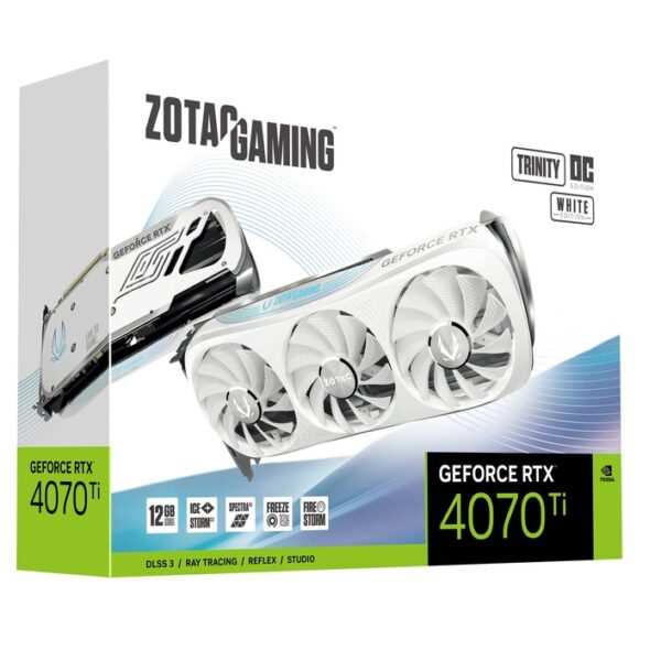 ZOTAC GAMING GeForce RTX 4070 Ti Trinity OC White Edition