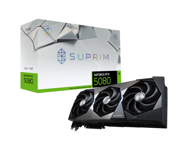 MSI GEFORCE RTX™ 5080 16G SUPRIM SOC