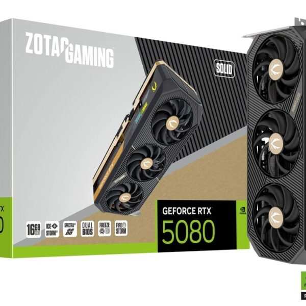 ZOTAC GAMING GEFORCE RTX 5080 16G SOLID