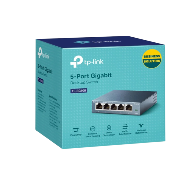 TP-LINK TL-SG105 5-PORT GIGABIT DESKTOP SWITCH