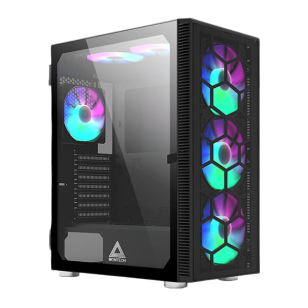 MONTECH X3 GLASS CASE BLACK