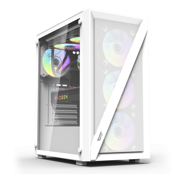 DARKFLASH DK260 AIR ATX PC CASE WHITE