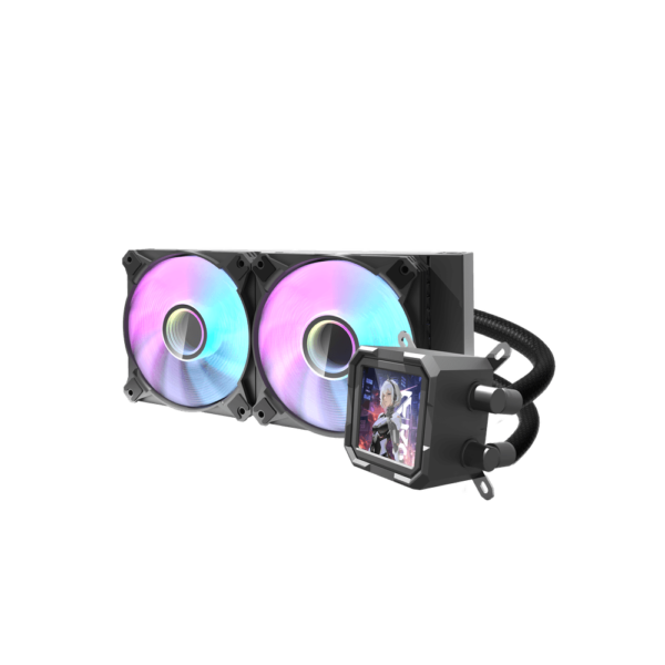 DARKFLASH WAVE DV240S ARGB AIO 240MM LIQUID CPU COOLER BLACK