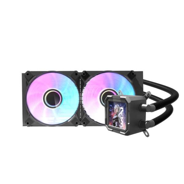 DARKFLASH DN240S 240MM AIO ARGB LIQUID CPU COOLER BLACK