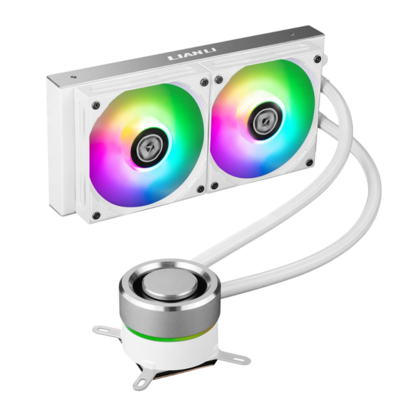 LIAN LI GALAHAD AIO 240MM LIQUID CPU COOLER WHITE