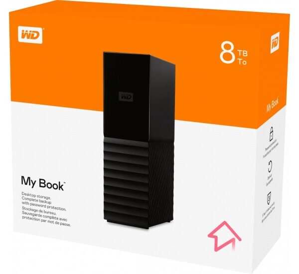 WD My Book – 8TB External Desktop Hard Drive