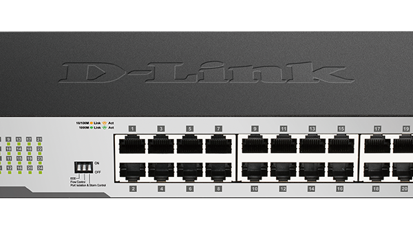 D-LINK DGS1024D 24 PORT GIGABIT DESKTOP SWITCH BLACK