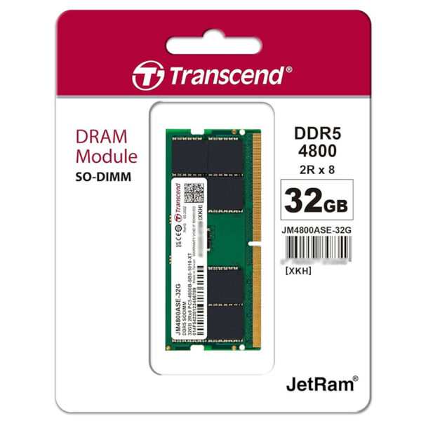 Transcend 32GB DDR5-4800 SO-DIMM Laptop