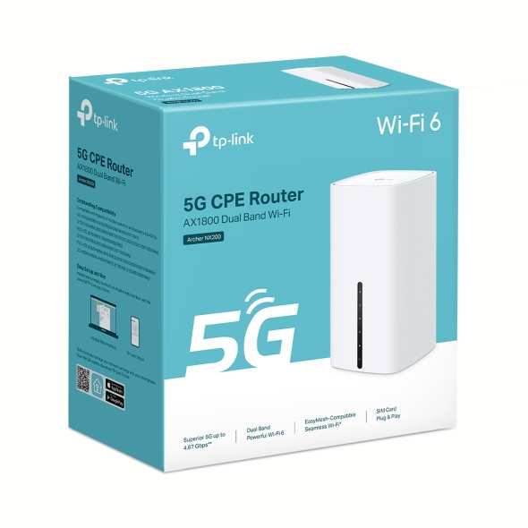 TP-LINK ARCHER NX200 5G AX1800 WIRELESS DUAL-BAND GIGABIT ROUTER