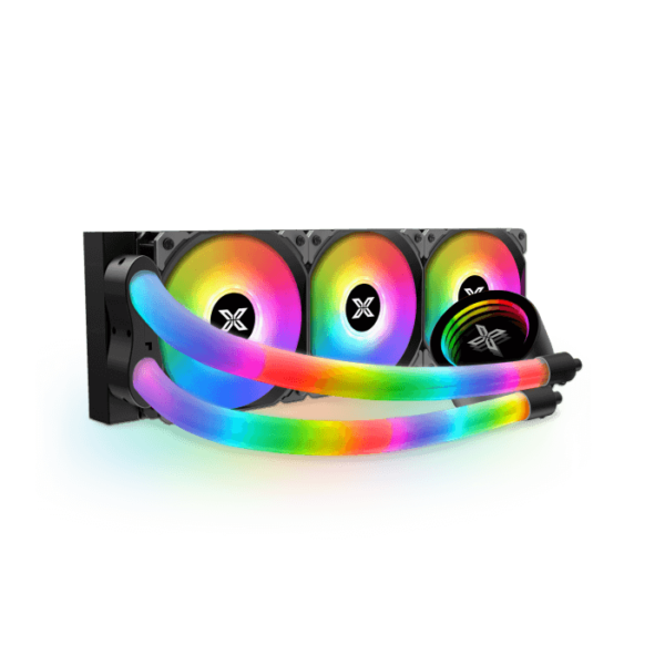 XIGMATEK NEON AQUA 360 CPU LIQUID COOLER EN49912 BLACK