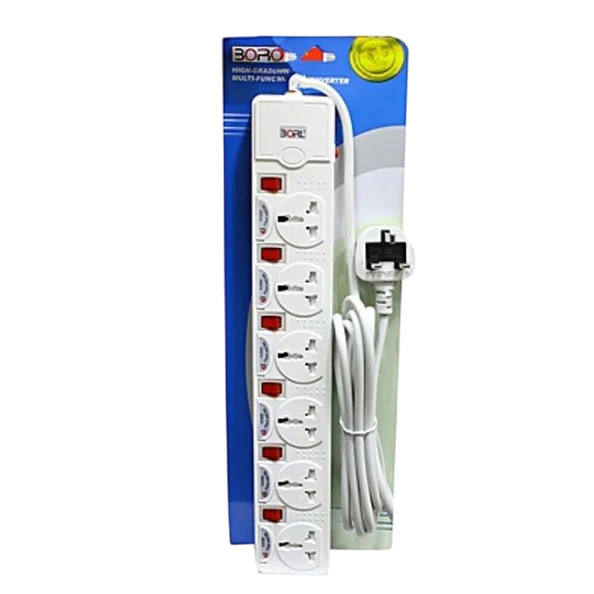 BORL POWER EXTENSION 6 WAY 3 MTR