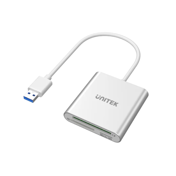 UNITEK 3-SLOT USB CARD READER 30CM