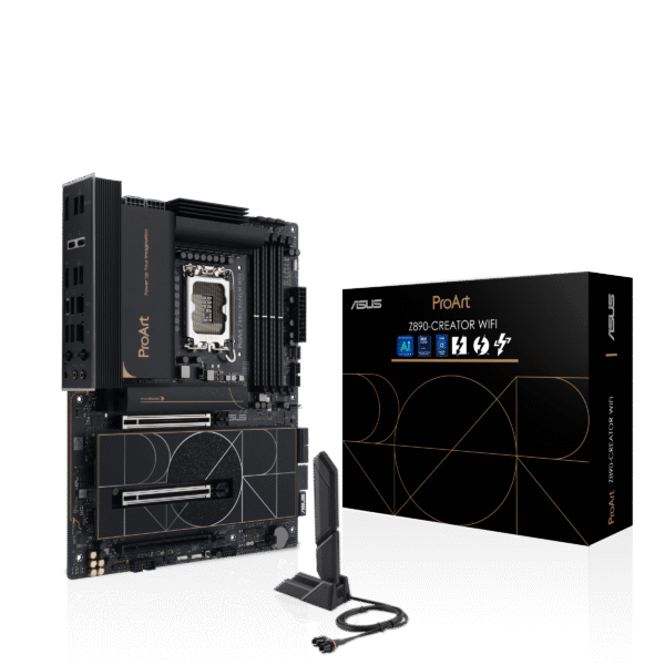 ASUS ProArt Z890-CREATOR WIFI Motherboard (LGA 1851, DDR5, PCIe 5.0, Thunderbolt™ 5, WiFi 7)