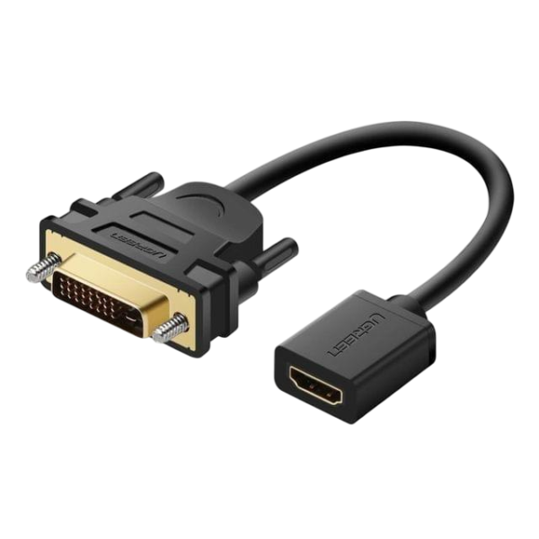 UGREEN DVI MALE TO HDMI FEMALE ADAPTER CABLE 22CM