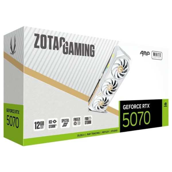 ZOTAC GAMING GeForce RTX 5070 AMP White Edition