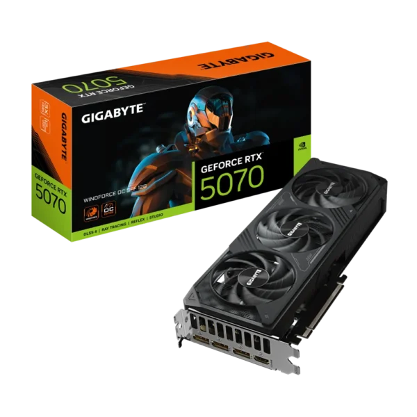 Gigabyte GeForce RTX 5070 WINDFORCE OC SFF – 12 GB GDDR7