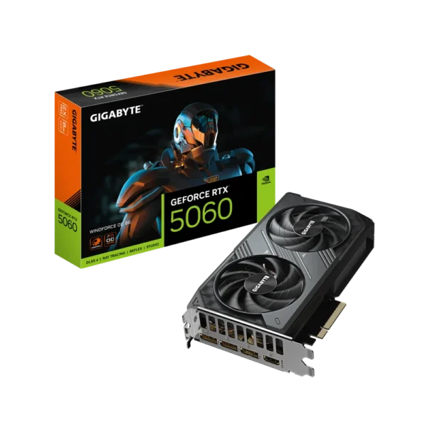 Gigabyte GeForce RTX™ 5060 WINDFORCE OC 8G – 8 GB GDDR7