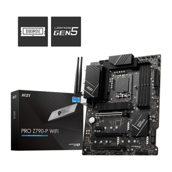 MSI PRO Z790‑P WIFI Motherboard (Intel Z790, LGA 1700, ATX)