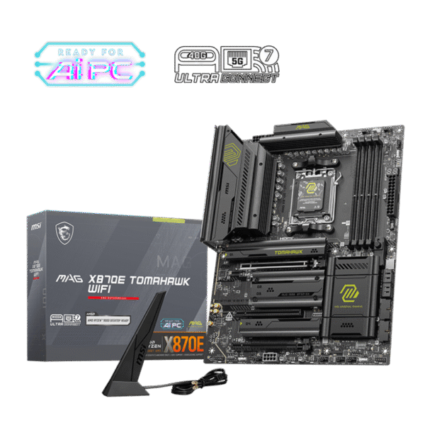 MSI MAG X870E TOMAHAWK WIFI Motherboard (AMD X870E, AM5, ATX)