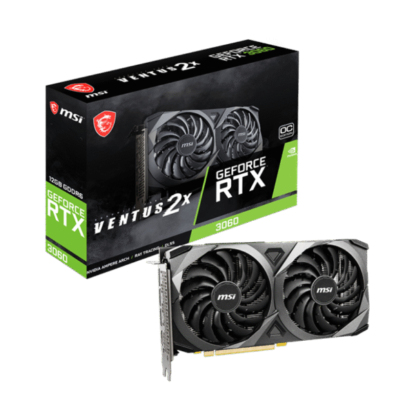 MSI GeForce RTX™ 3060 VENTUS 2X 12G OC – 12 GB GDDR6