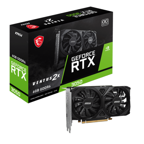 MSI GeForce RTX™ 3050 VENTUS 2X E 6G OC