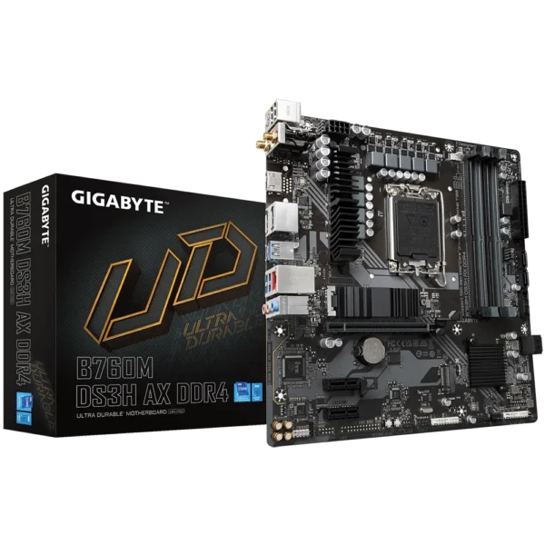 Gigabyte B760M DS3H AX DDR4 (rev. 1.x) Motherboard